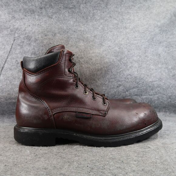 Red Wing Shoes Mens 14 Boot Steel Toe Work EH Leather Supersole Waterproof Brown - Picture 2 of 16